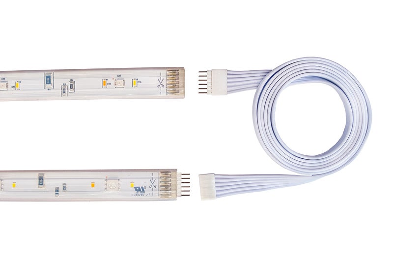 Litcessory Extension Cable for Philips Hue/WiZ Lightstrip (10ft, 1 Pack, White - Standard 6-PIN V3 / WiZ Lightstrip) - Image 3